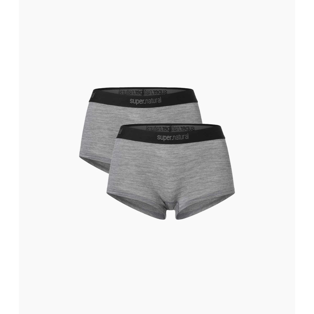 Super.Natural W TUNDRA175 Hipster 2-PACK cashmere grey melange/cashmere grey melange (82F) XL SNW02155082FXL