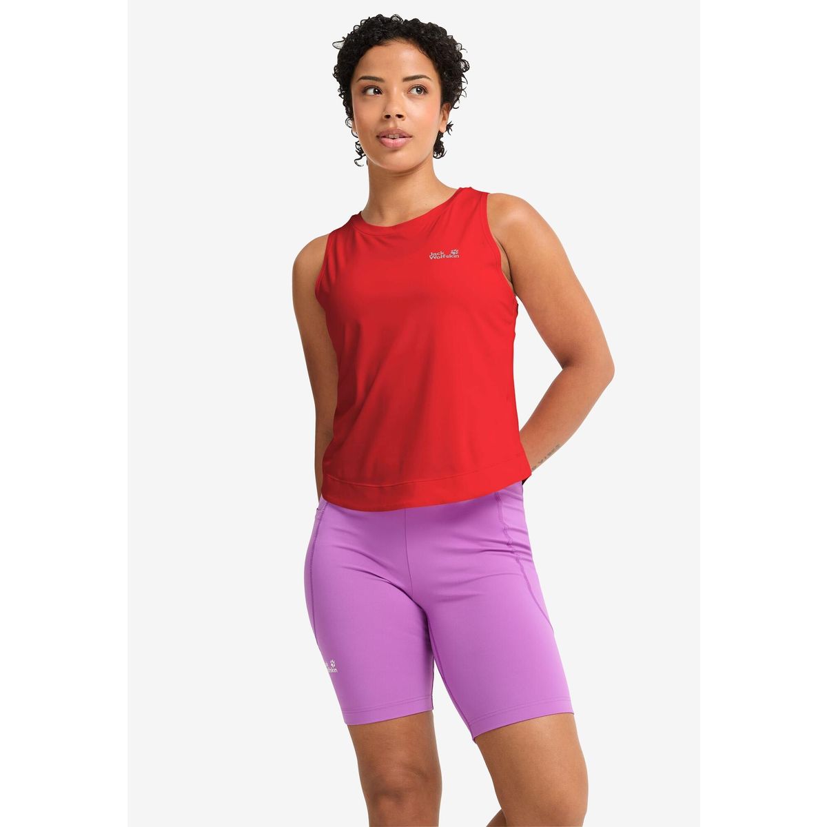 Jack Wolfskin Litestride Tank TOP W siren red (J0191) M A65832_J0191_A08