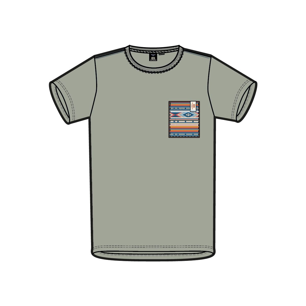 Elevenate Men Costa Tee sea green (004) S 453-23004003