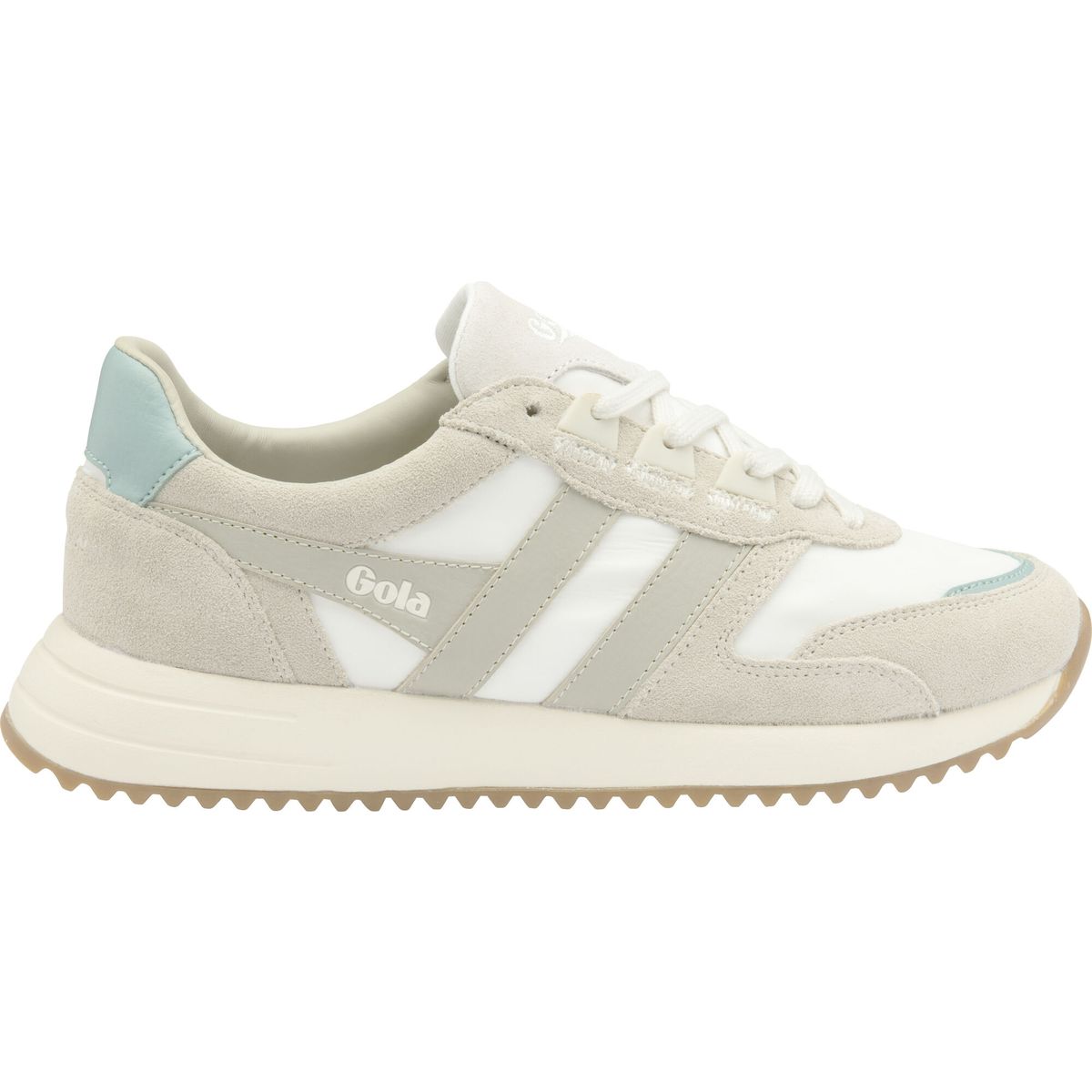 Gola Chicago Sneaker Women off white/wheat/feather grey (AW) 5 CLB340-AW-5-offwhitewheatfeathergrey
