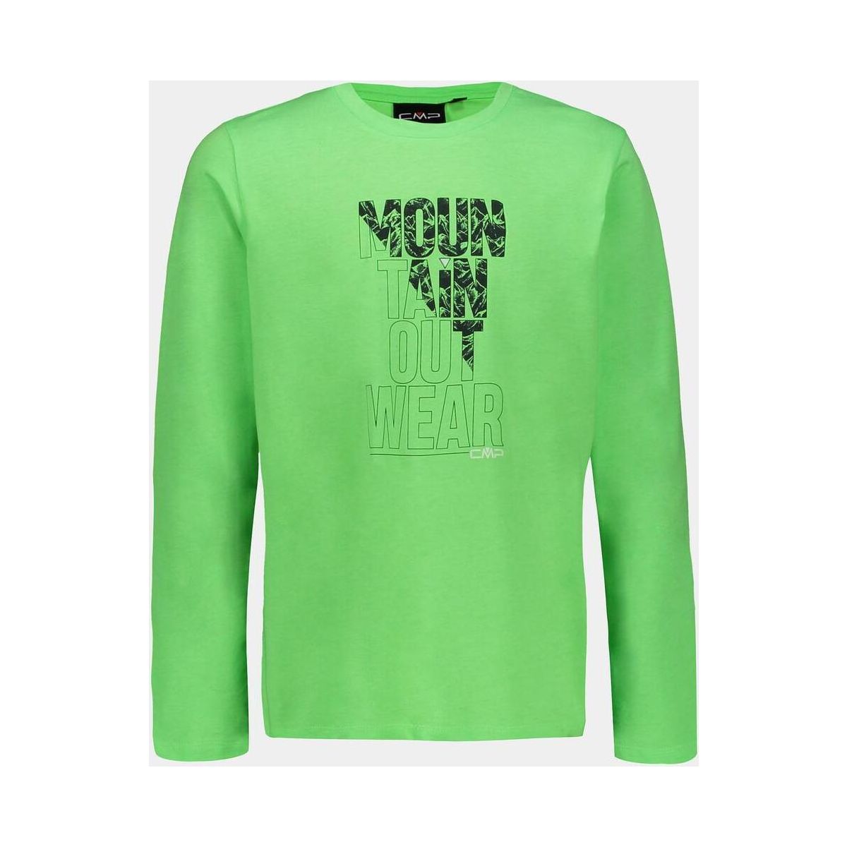 CMP BOY T-shirt verde fluo (E102) 98 30U2114-E102-98