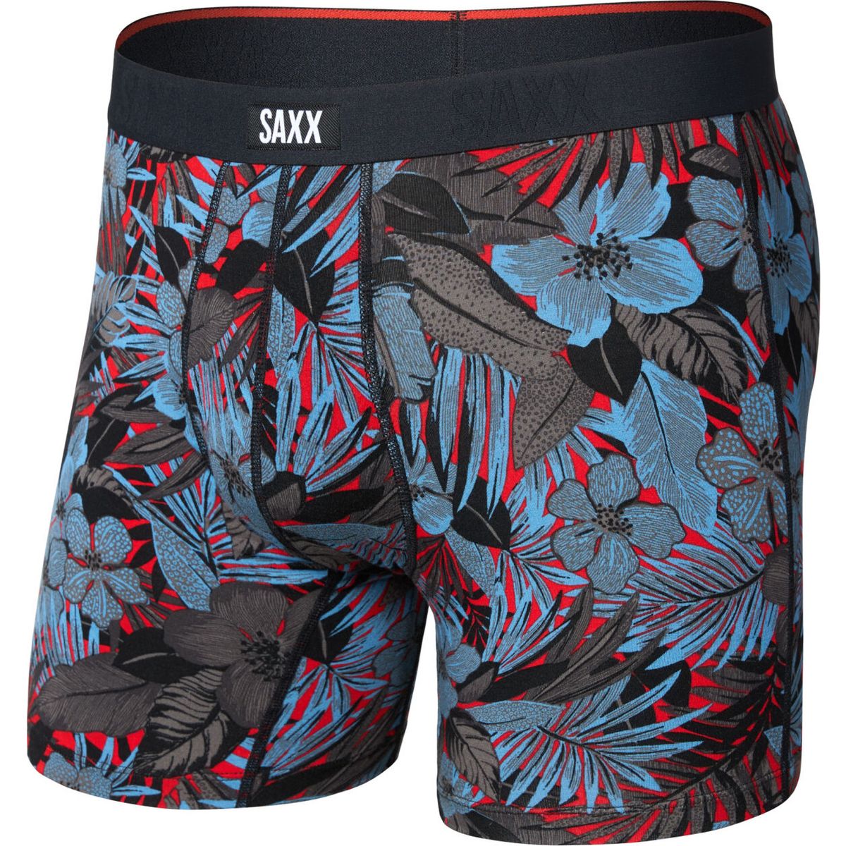 Saxx Vibe Xtra Soft Comfort Boxer Brief FLY night garden- red hot (NGR) L Image
