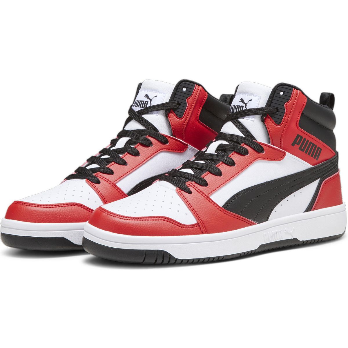 Puma Rebound v6 puma white-puma black-for all time red (04) 4 392326-04-4