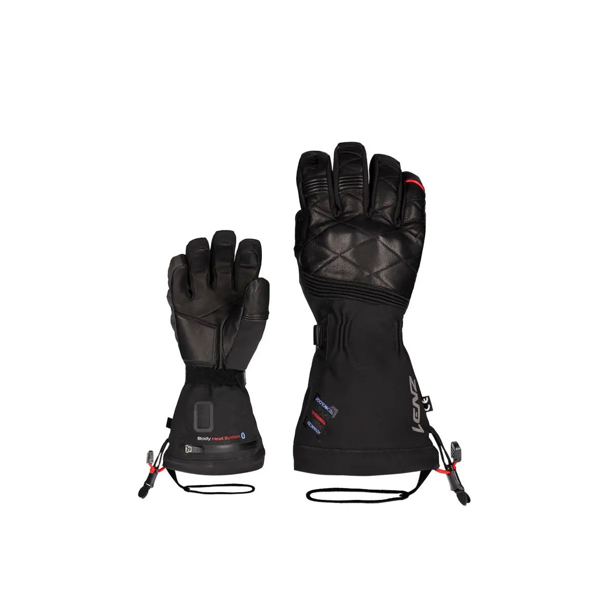 Lenz Heat Glove 1.0 Finger Cap Moto Scooter Unisex schwarz M/9 1209-M/9