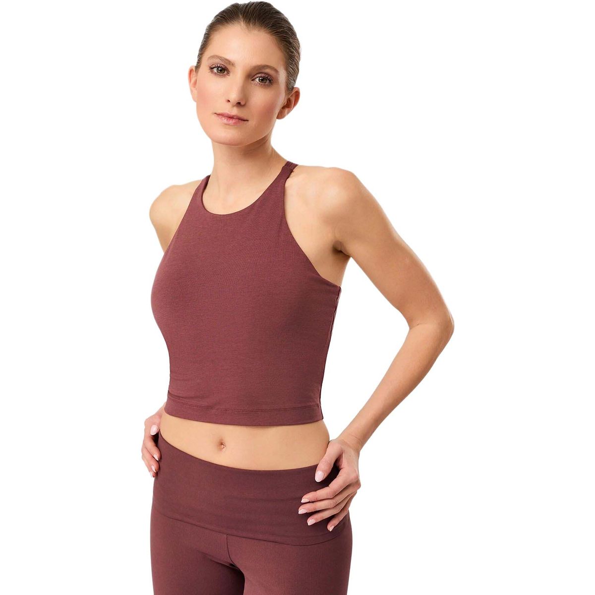 Mandala Cross Top rosewood L TO35JE99-Cross-Top-rosewood-L