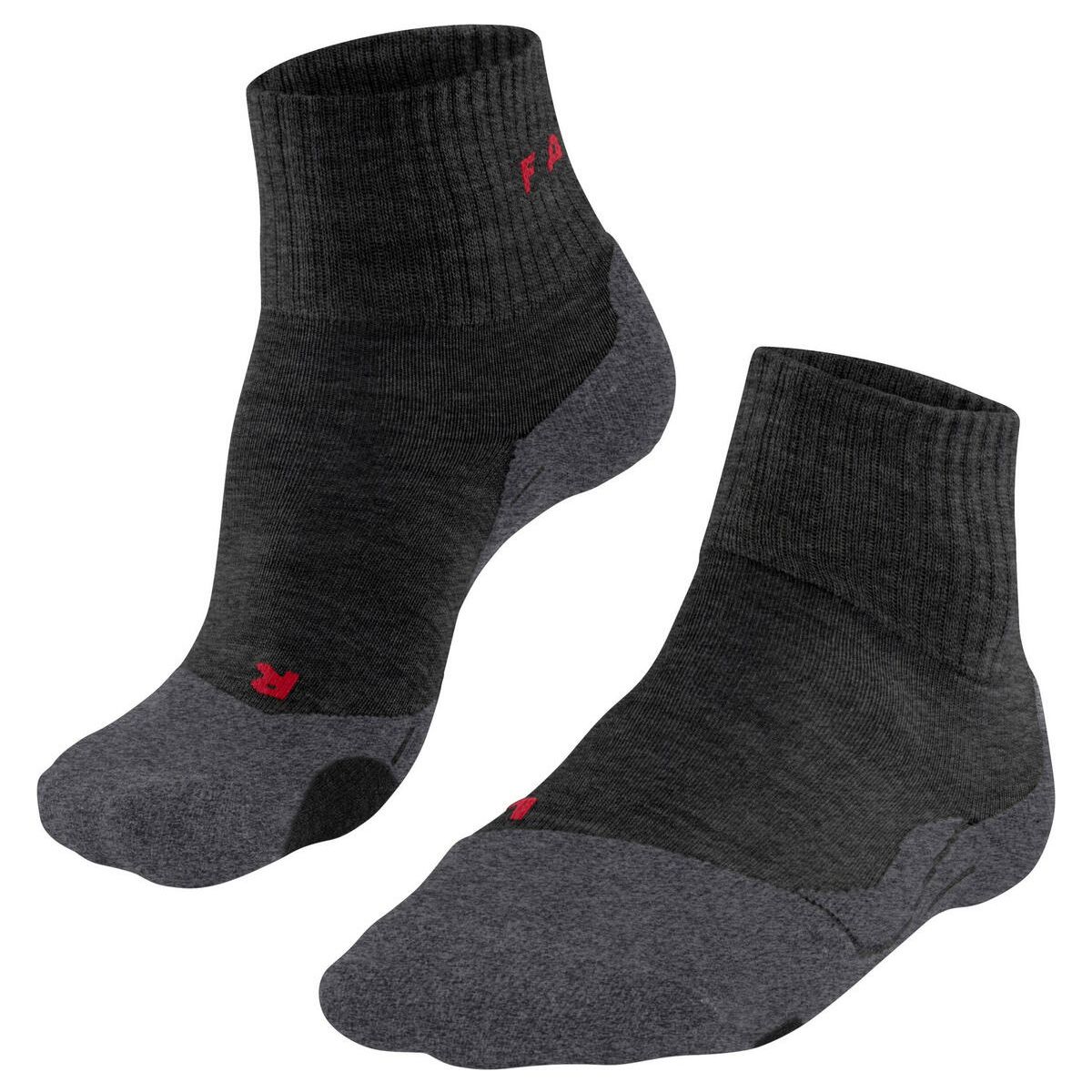 Falke TK2 Explore Short Herren Trekking Kurzsocken asphalt mel. (3180) 44-45 16152-3180-44-45