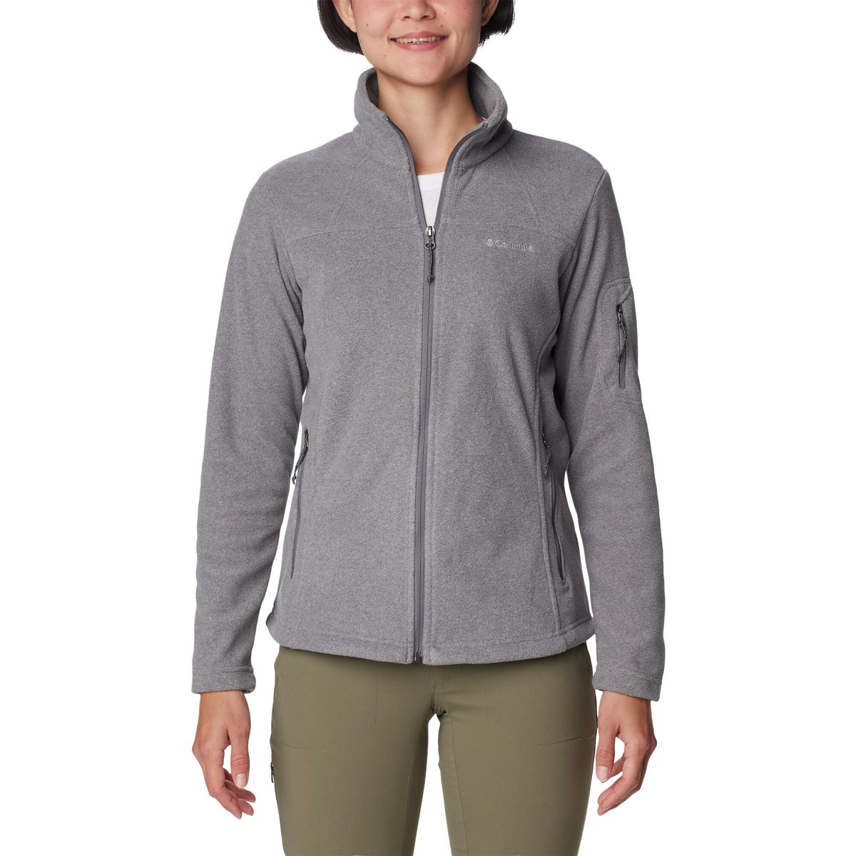 Columbia Women's Fast Trek II Jacket city grey heather, city grey (024) XXL 146535-1465351-024-XXL
