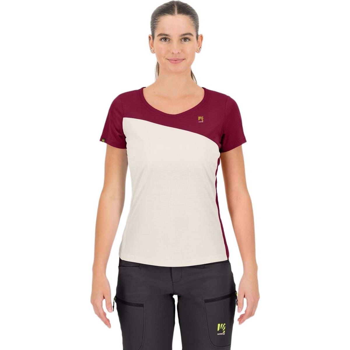Karpos Averau W Jersey pristine/beet red (021) XS 2532086-021-XS