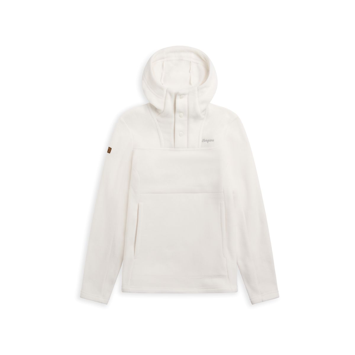 Bergans Hareid Fleece Hoodie Women vanilla white (21406) XS 257131-3715-21406-XS