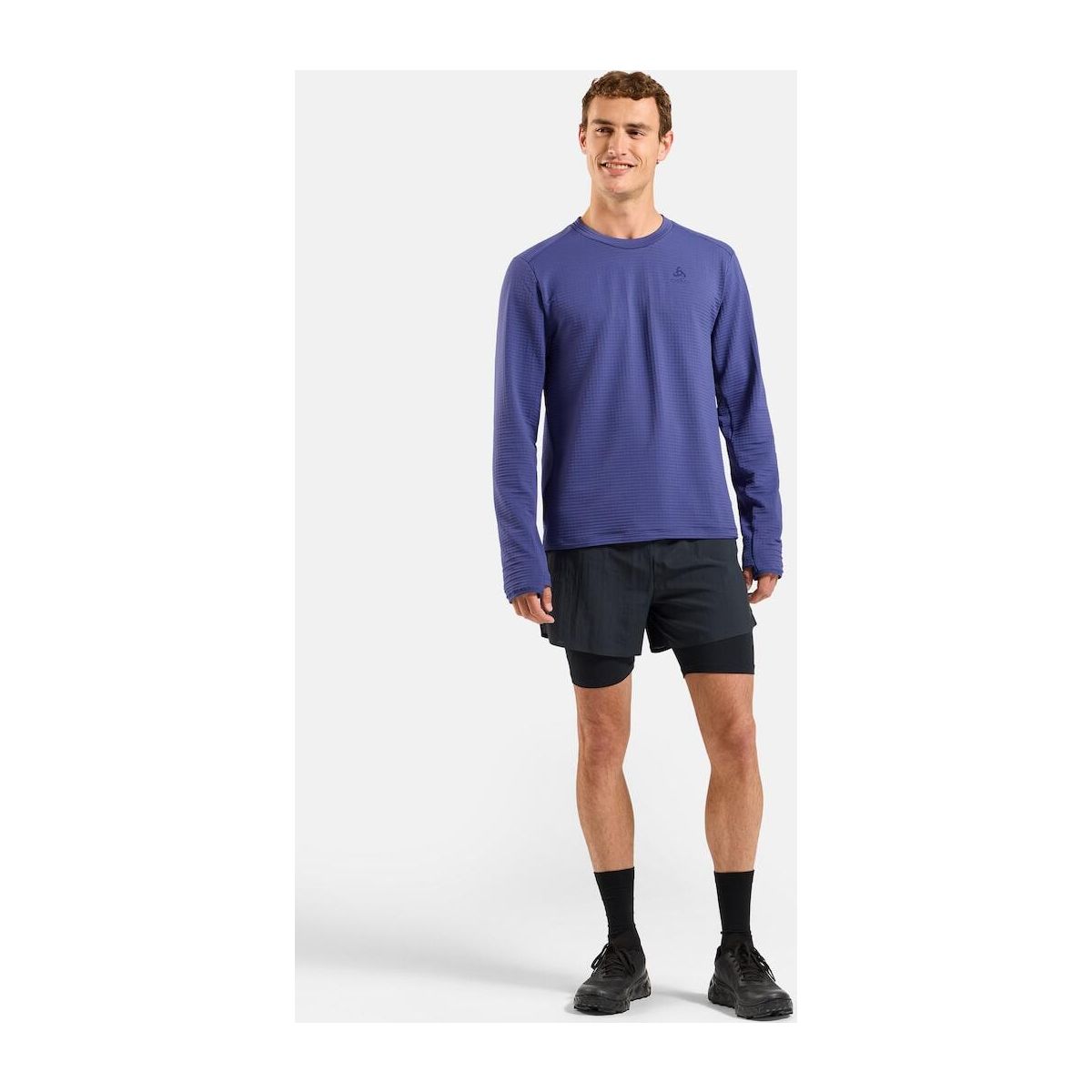 Odlo The Essentials Thermal Crewneck Running Mid Layer skipper blue (21119) XXL 316022-21119-XXL