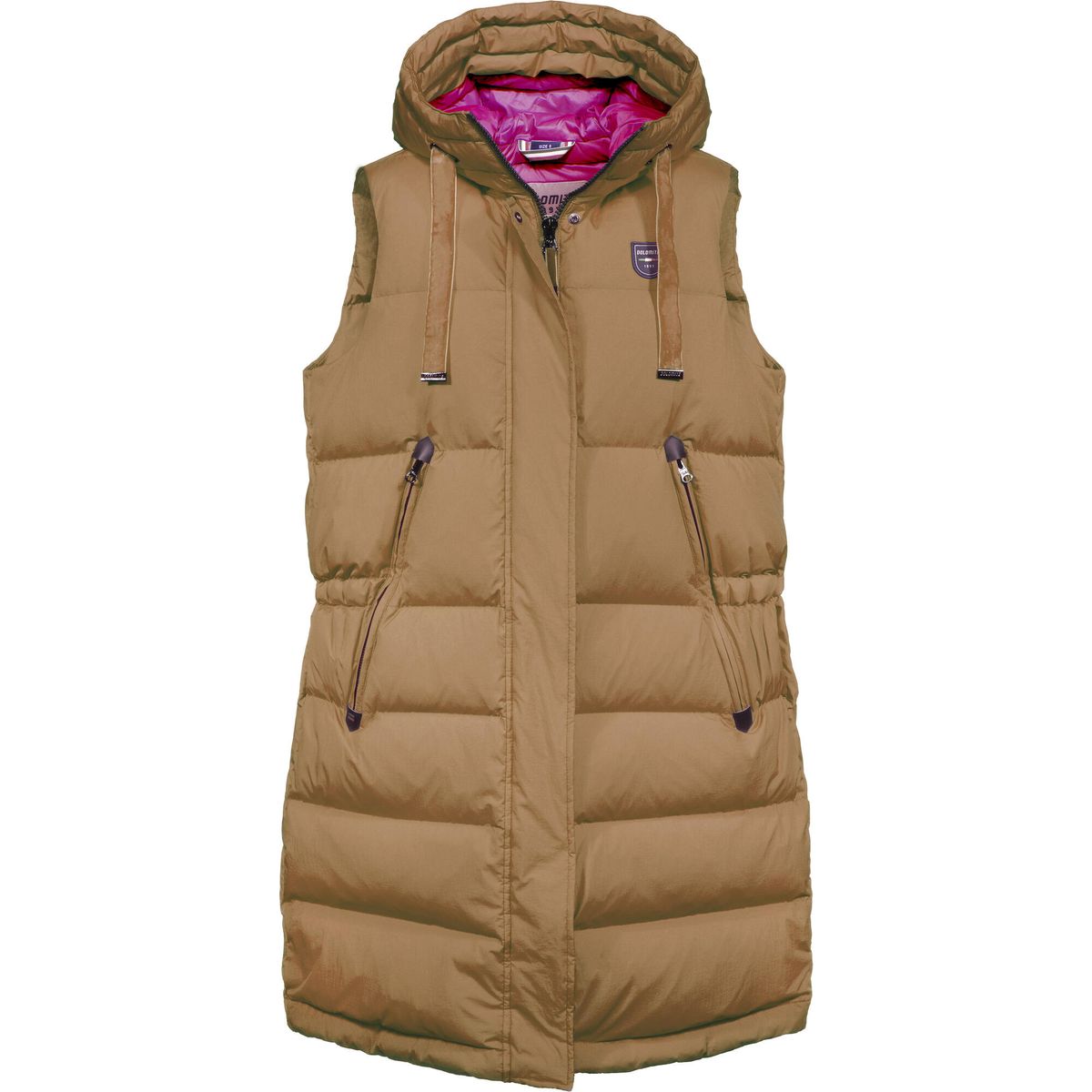 Dolomite Vest Long W's 76 Fitzroy caramel brown (1389) M 2855221389005