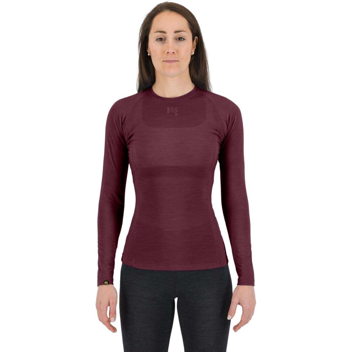 Karpos Dinamico Merino 180 W Jersey LS crimson (080) L 2532099-080-L