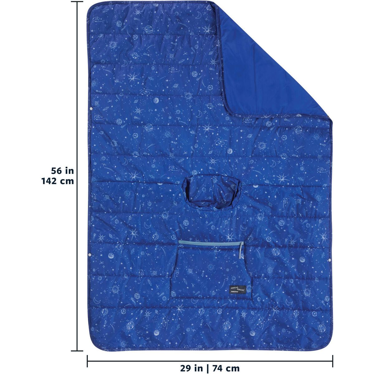 Therm-A-Rest Honcho Poncho Kids space print 5yr - 10yr 13856