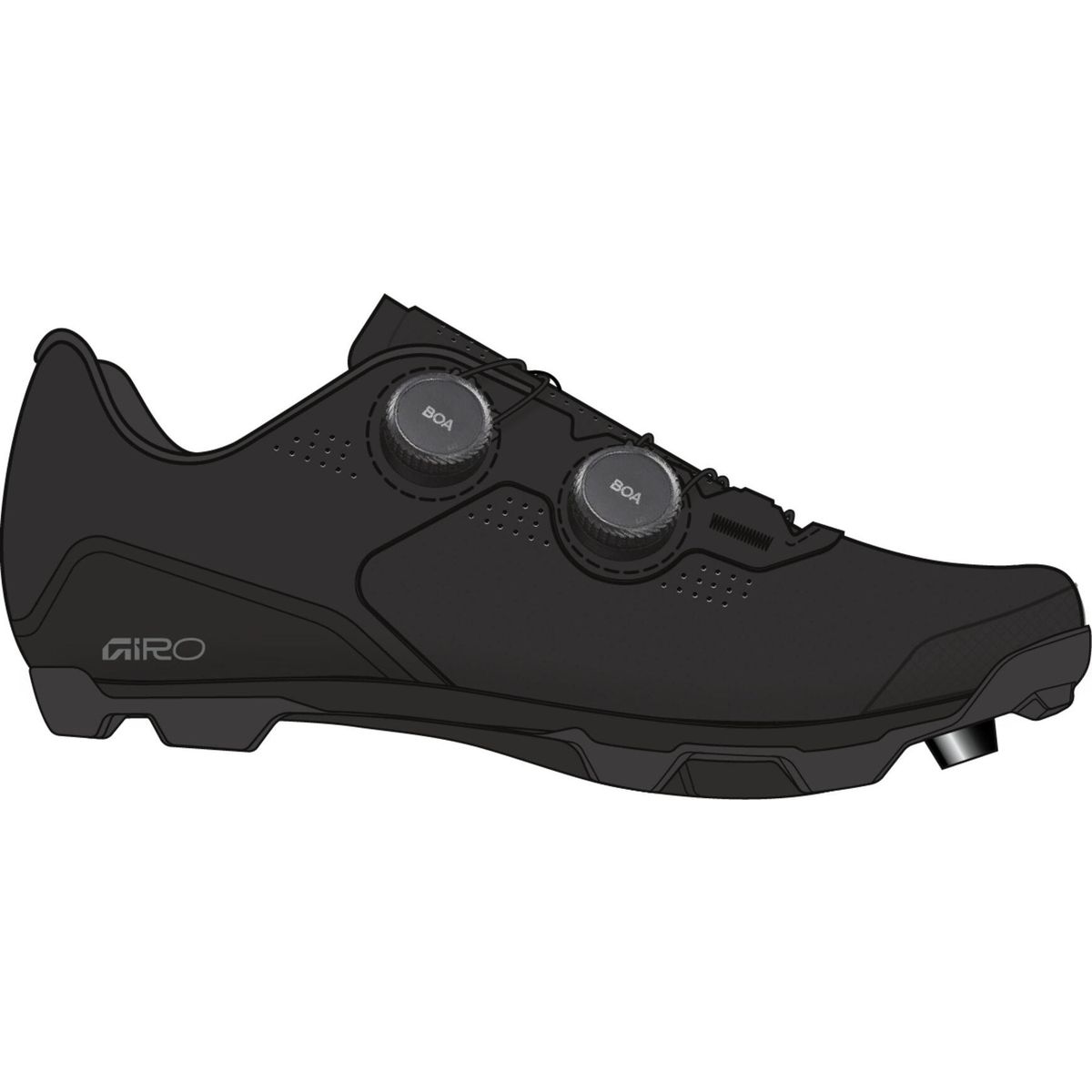 Giro Regime XC black 44 260193-010