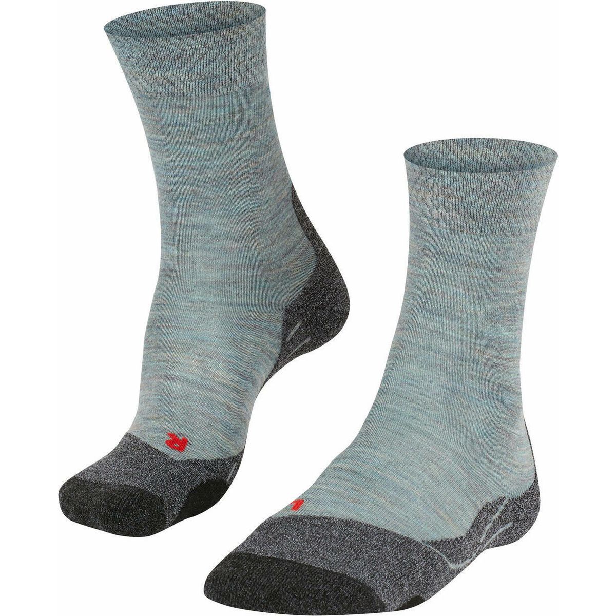 Falke TK2 Explore Melange Damen Trekking Socken smoke blue (6333) (6333) 39-40 16163-6333-39-40