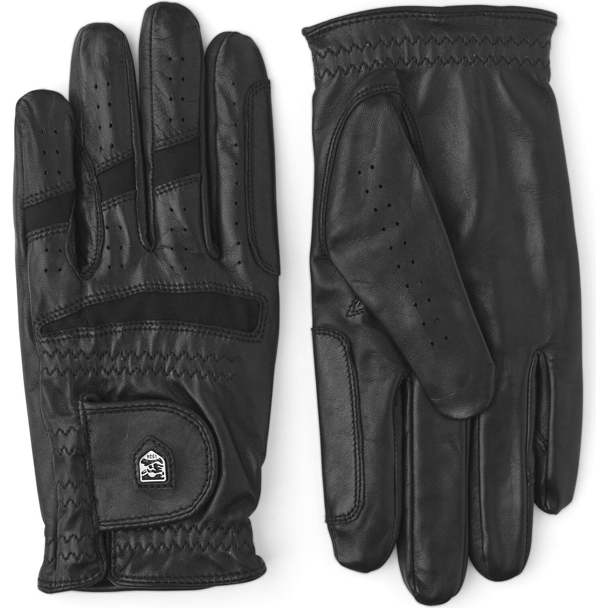 Hestra Leather Direct - 5 Finger black (100) 8 38850-100-8