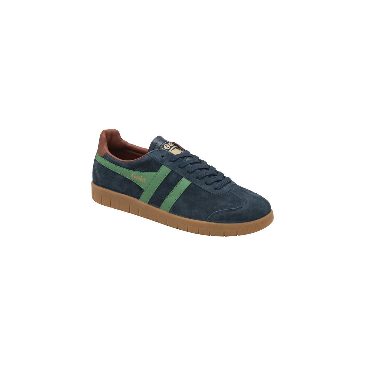 Gola Hurricane Suede Sneaker Men navy/emerald/rust/gum (DN) 43 CMB046-DN-43-navyemeraldrustgum