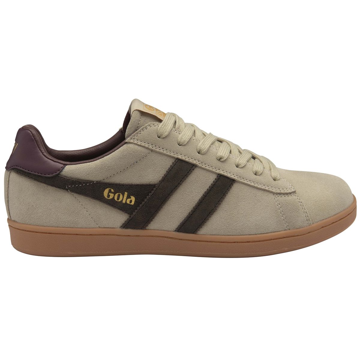 Gola Equipe II Suede Sneaker Men bone/mocha/red ochre (LC) 43 CMB387-LC-43-bonemocharedochre