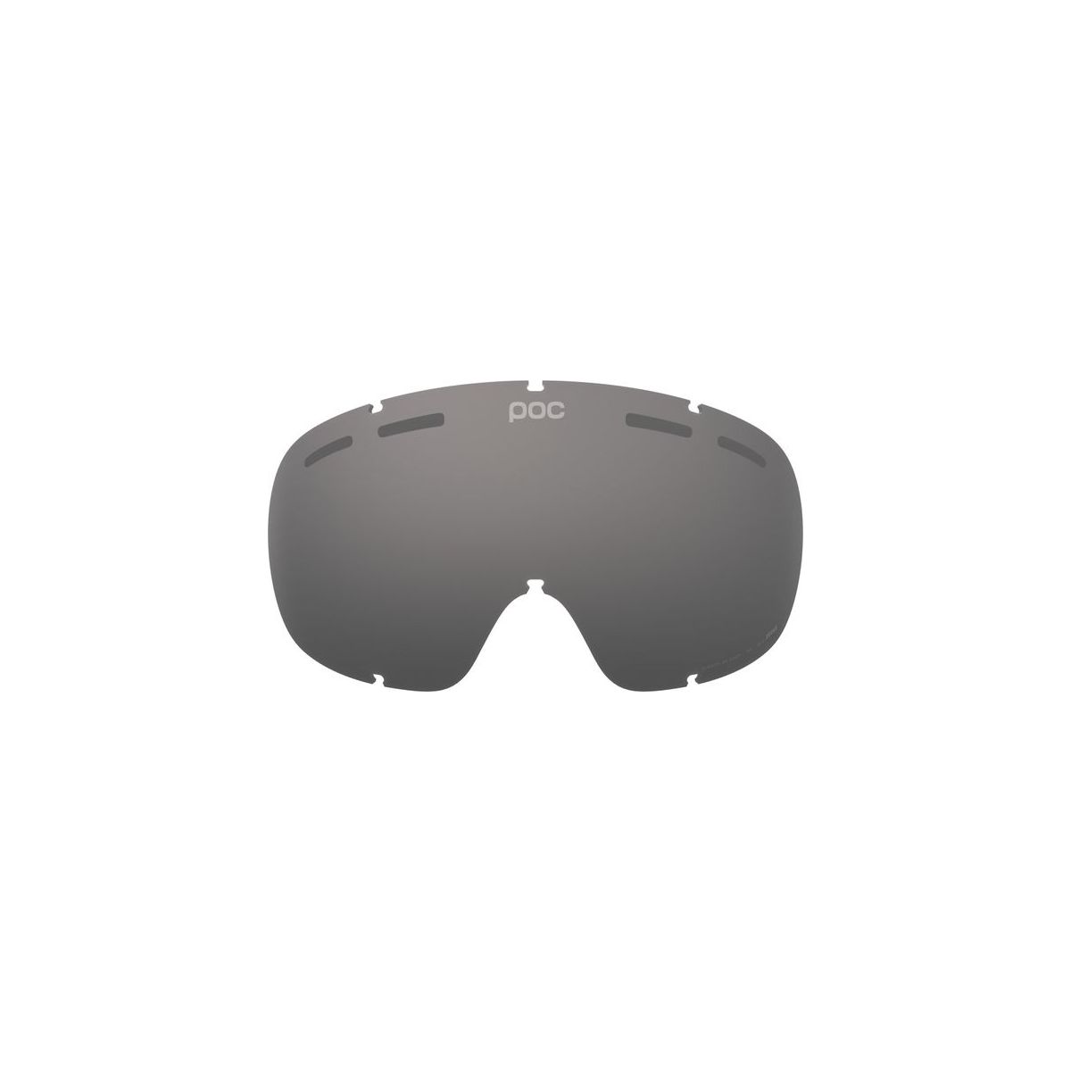POC Fovea Mid/Fovea Mid Race Lens clarity universal/partly sunny grey (9509) One Size PC414219509ONE1