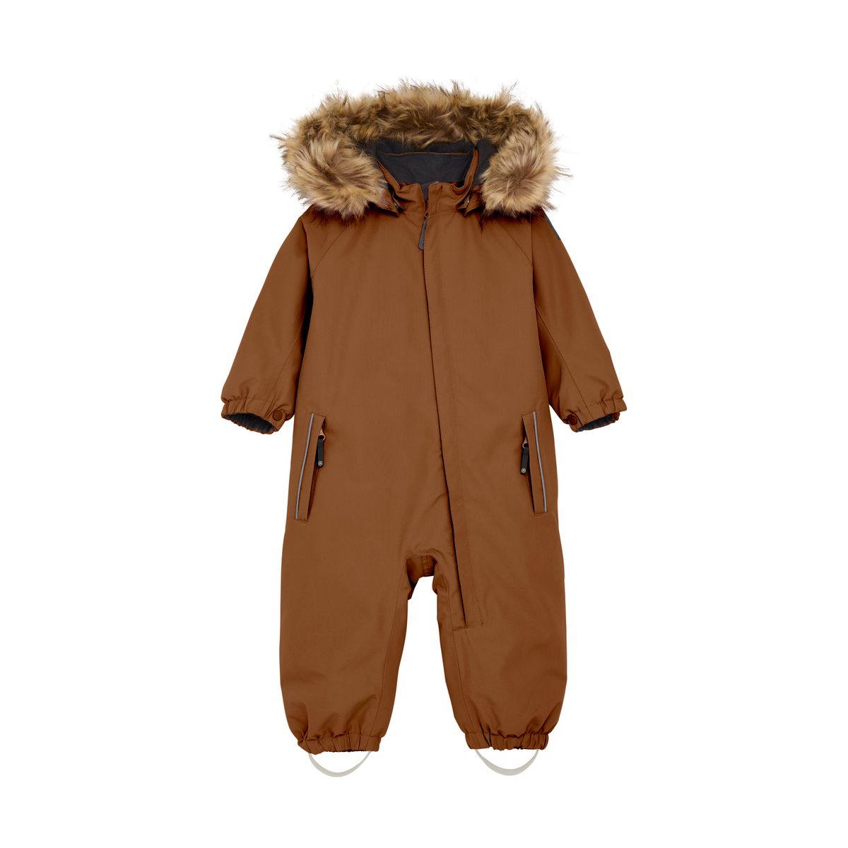 Color Kids Baby Coverall W. Fake Fur 742130 nuthatch (2024) 98 742130-2024-98
