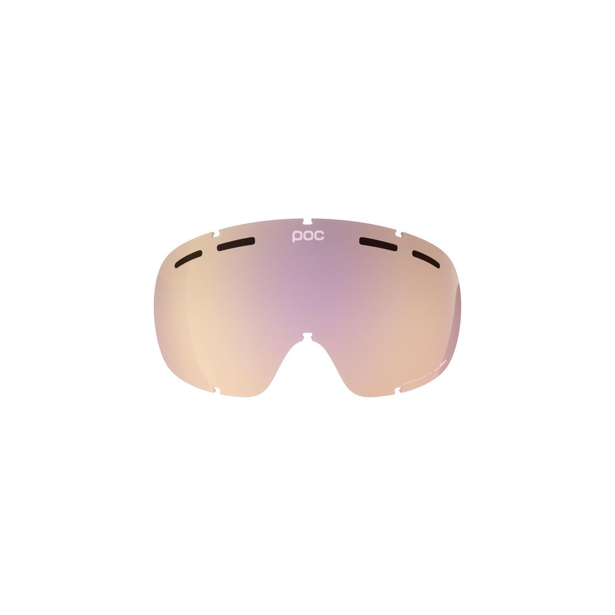 POC Fovea Mid/Fovea Mid Race Lens clarity intense/cloudy coral (9503) One Size PC414219503ONE1
