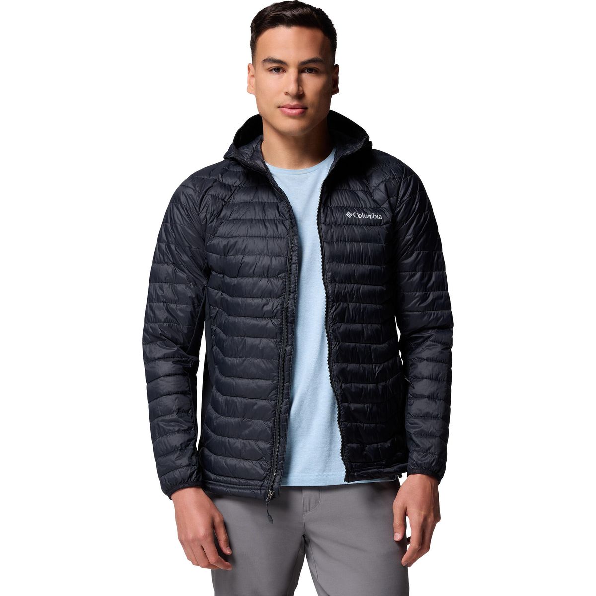 Columbia Powder Pass Hybrid Hooded Jacket black (010) L 212610-2126101-010-L
