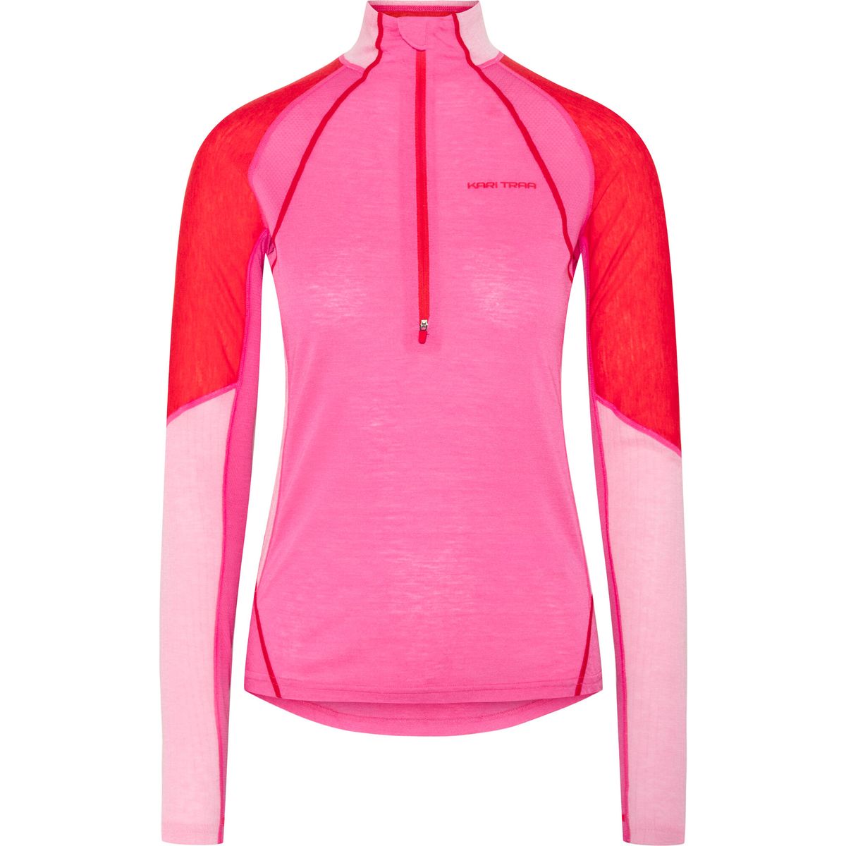 Kari Traa Alma Half Zip bright pink (SPINK) XL 623666-SPINK-XL