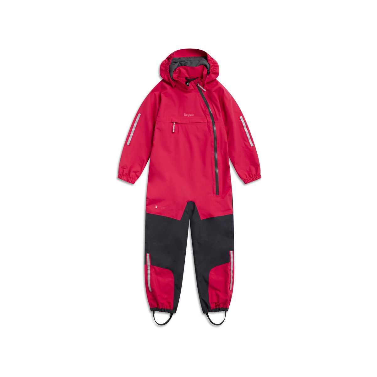 Bergans Lilletind Kids Coverall alpine rose/dark shadow grey (25740) 116 254587-3716-25740-116