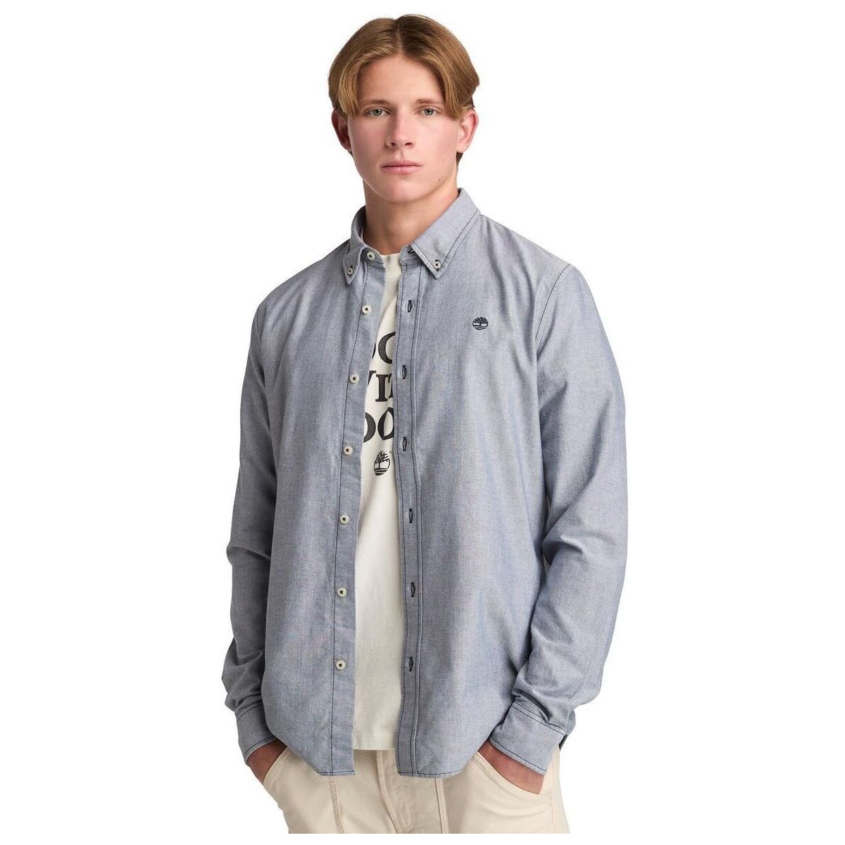Timberland Mens Oxford Shirt drk sapphire yd 3XL TB0A6GPNB681-3XL