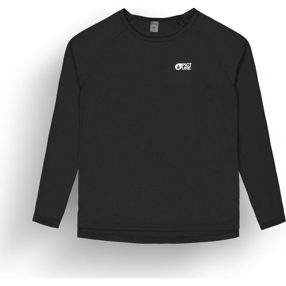 Picture Timont W LS Tech Tee black logo (C) S WTS0584CC Black LogoS