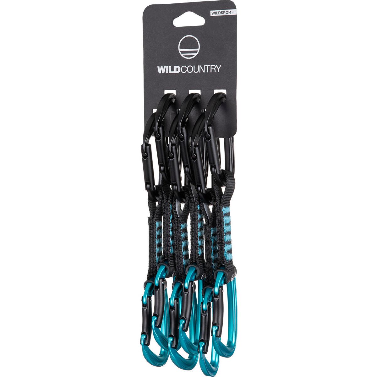 Wild Country Wildsport Quickdraw 6x12CM black/turquoise (0920) 12CM 40-0000002018-0920-12CM