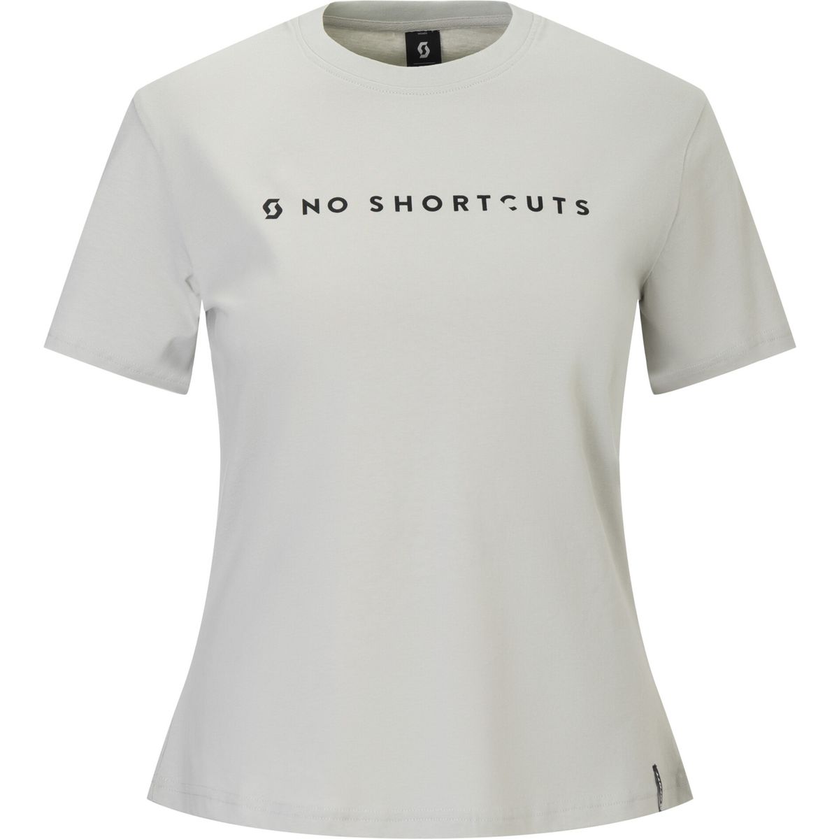 Scott Tee W's No Shortcuts SS spray grey (8243) XL