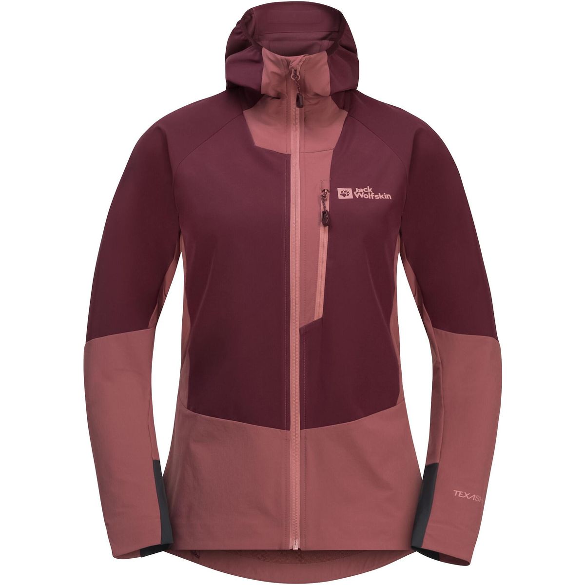 Jack Wolfskin Alpspitze Hoody W dark maroon (2866) M 1307751_2866_003