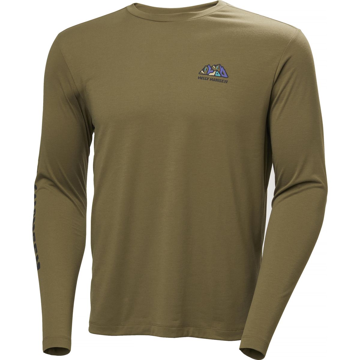 Helly Hansen Skog Graphic LS Tee bedrock (746) S 63407_746-S