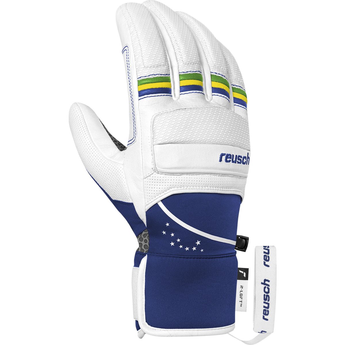 Reusch Lucas Braathen white / surf the web (1017) 9 6501122-1017-9