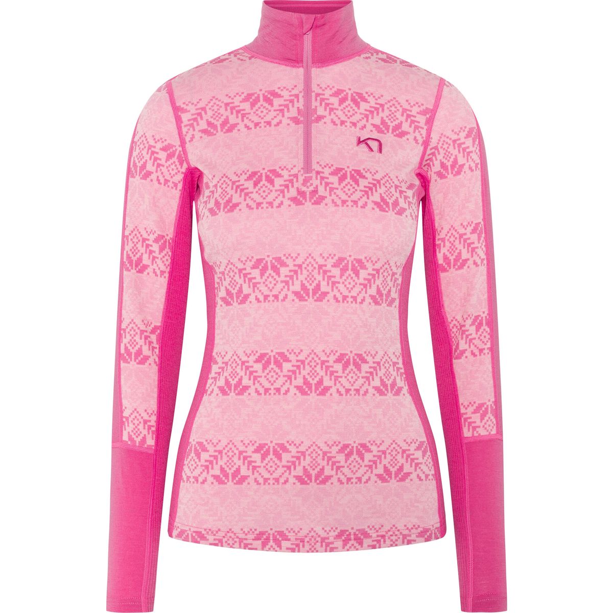 Kari Traa Anna Half Zip bright pink (SPINK) M 623836-SPINK-M