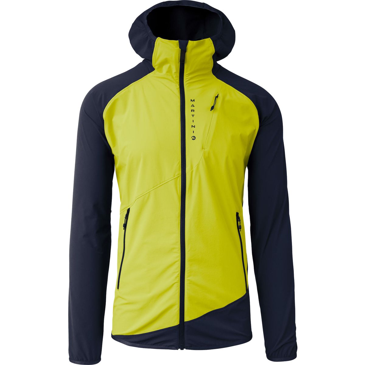 Martini Hillclimb ML Hooded Jacket M true navy/limeskin (030/591) S JVN530650B-030/591-S