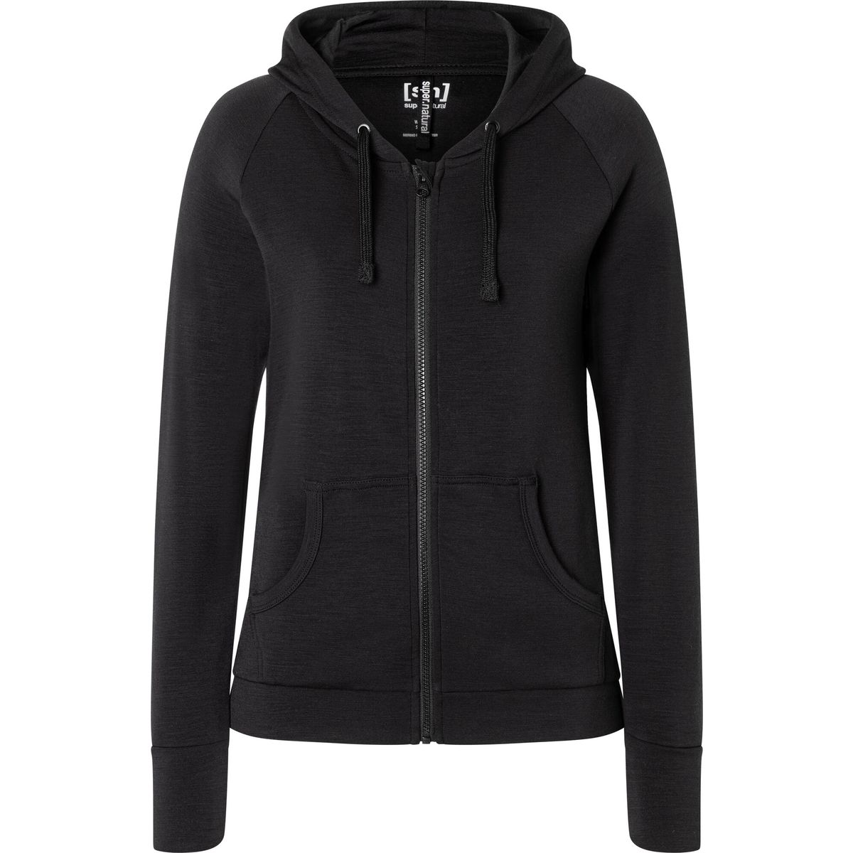Super.Natural W Everyday Zip Hoodie jet black (872) XL SNW023470872XL