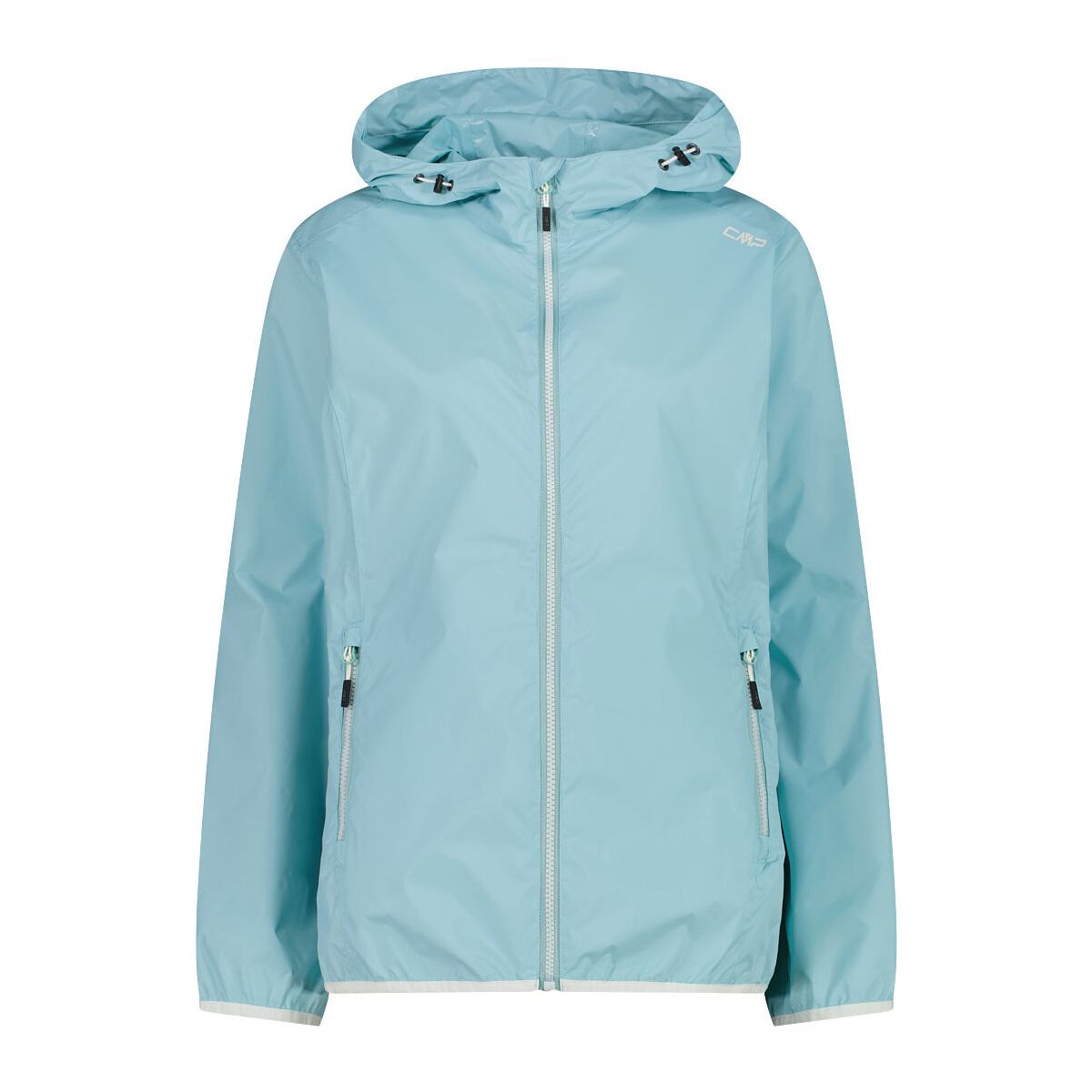 CMP Woman Rain Jacket Fixed Hood lagoon (E555) 40 Image