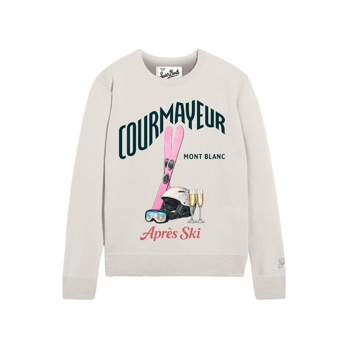MC2 Saint Barth NEW Queen Print Printed Jumper courmayeur apres girl 10 (04414M) L Image