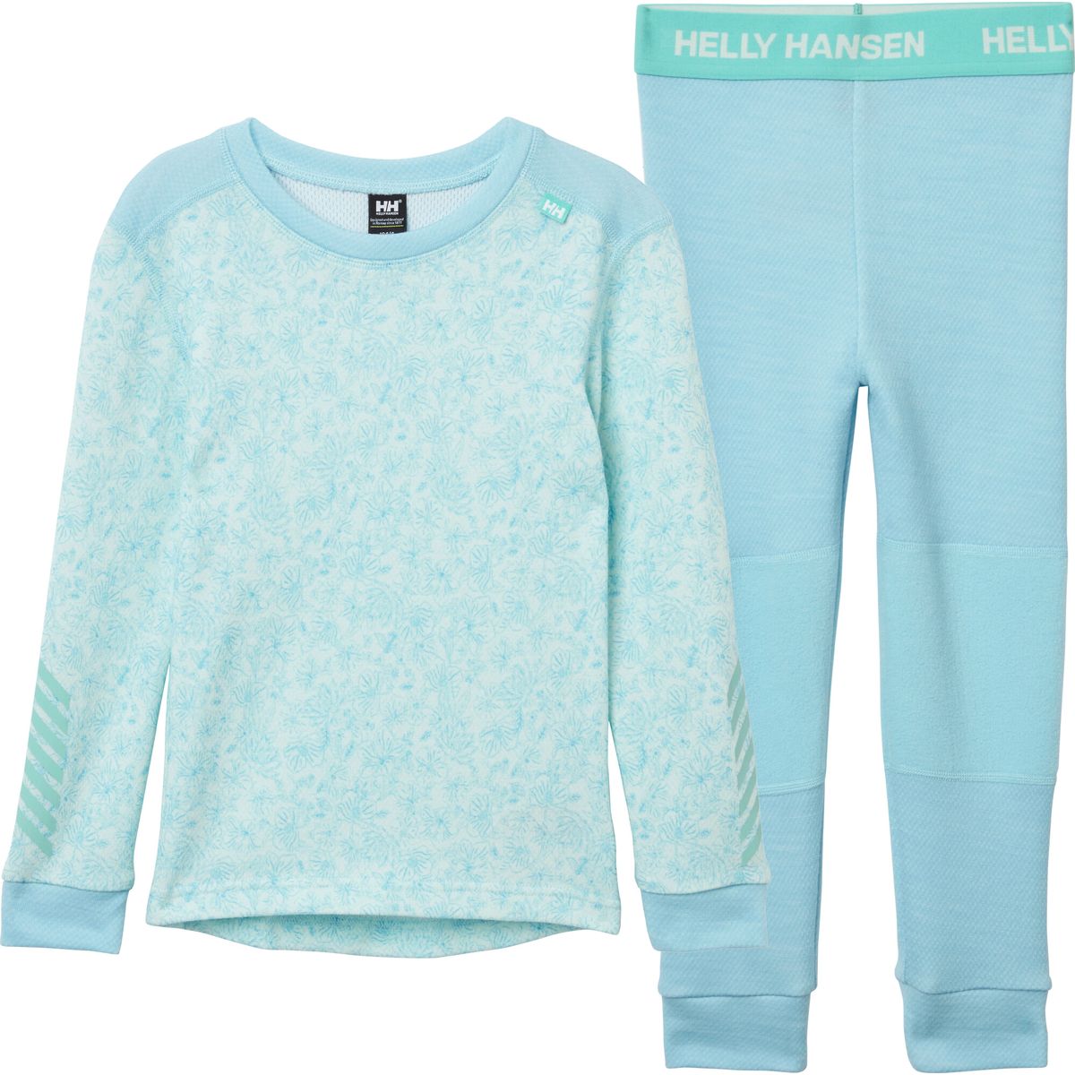 Helly Hansen K Graphic Lifa Merino SET light cyan aop (607) 4 40525_607-4