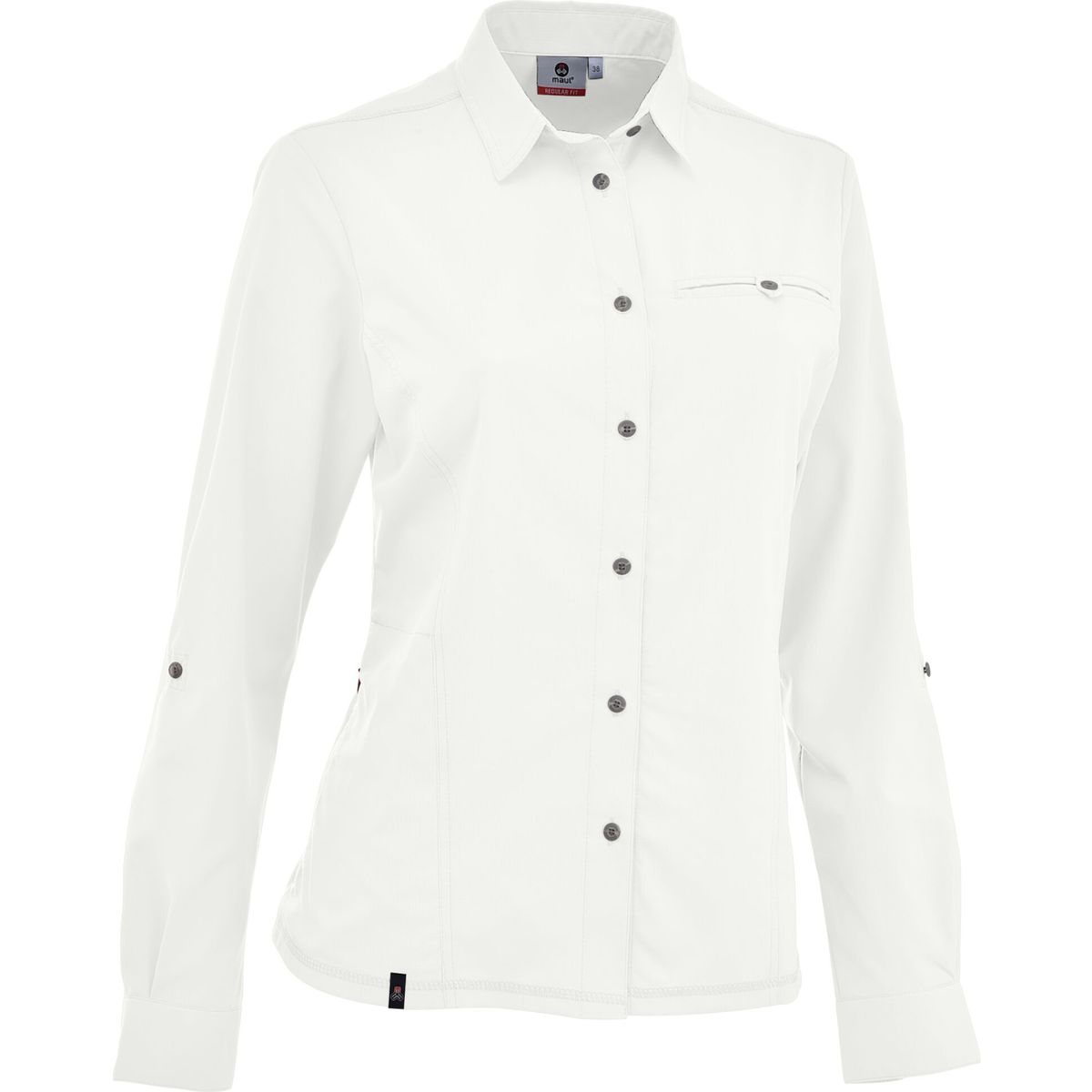 MAUL Sport Hochalm UV50 - SP - 1/1 Bluse uni Elastisch off white (99) 36 5930822418-99-36