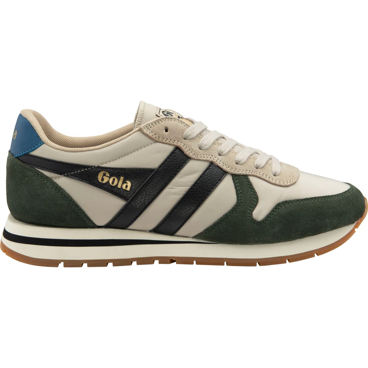 Gola Daytona Chute Sneaker Men bone/dark khaki/black (CN) 8 CMB363-CN-8-bonedarkkhakiblack