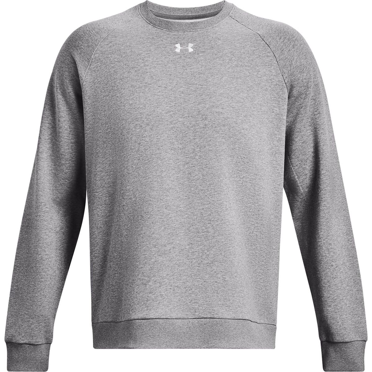 Under Armour Rival Fleece Crew gray white (025) XS 1379755-025-XS