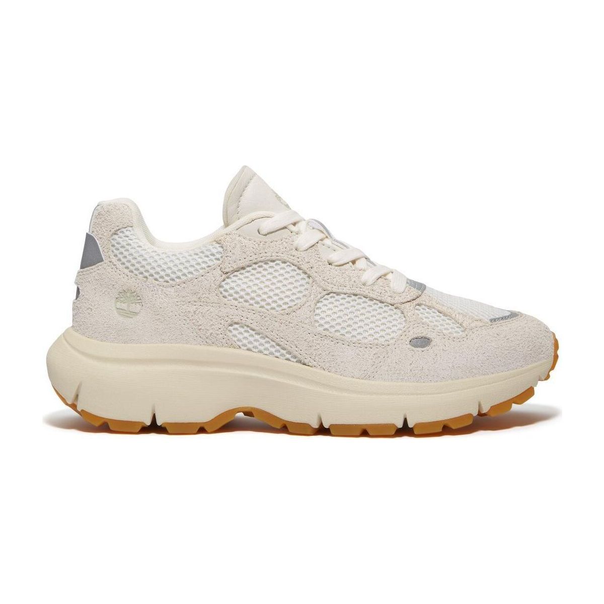 Timberland Womens Low Lace UP Sneaker natural mesh 7.5 Wide Fit TB0A43R8EW21-7.5-Wide Fit