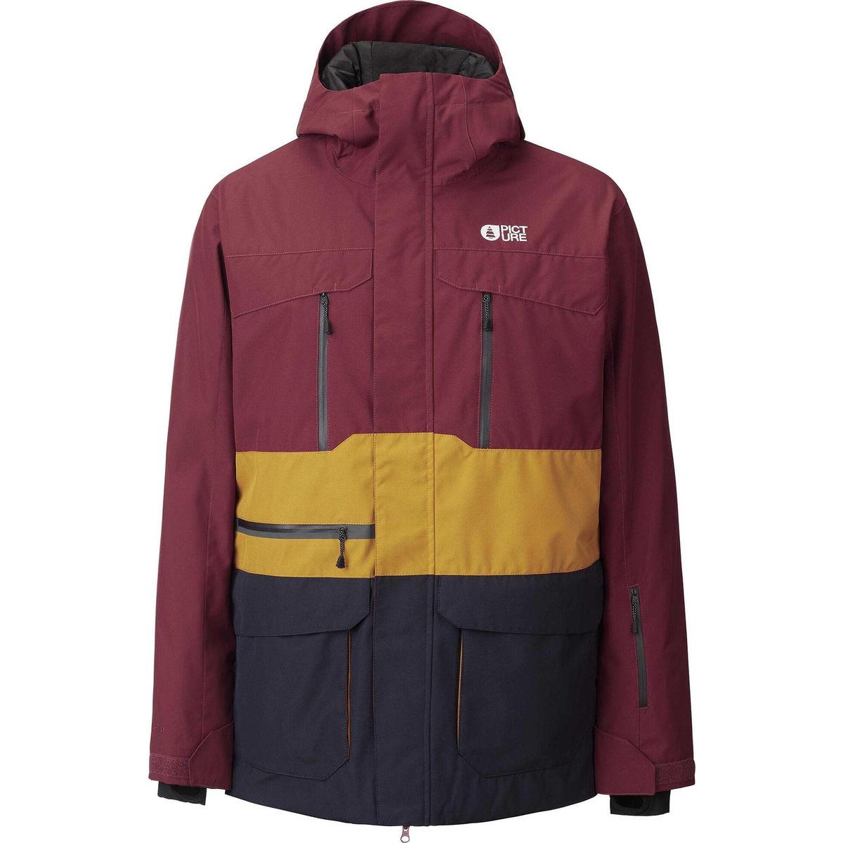 Picture Pure Jacket ketchup/dark blue (B) S MVT351B Ketchup/Dark BlueS