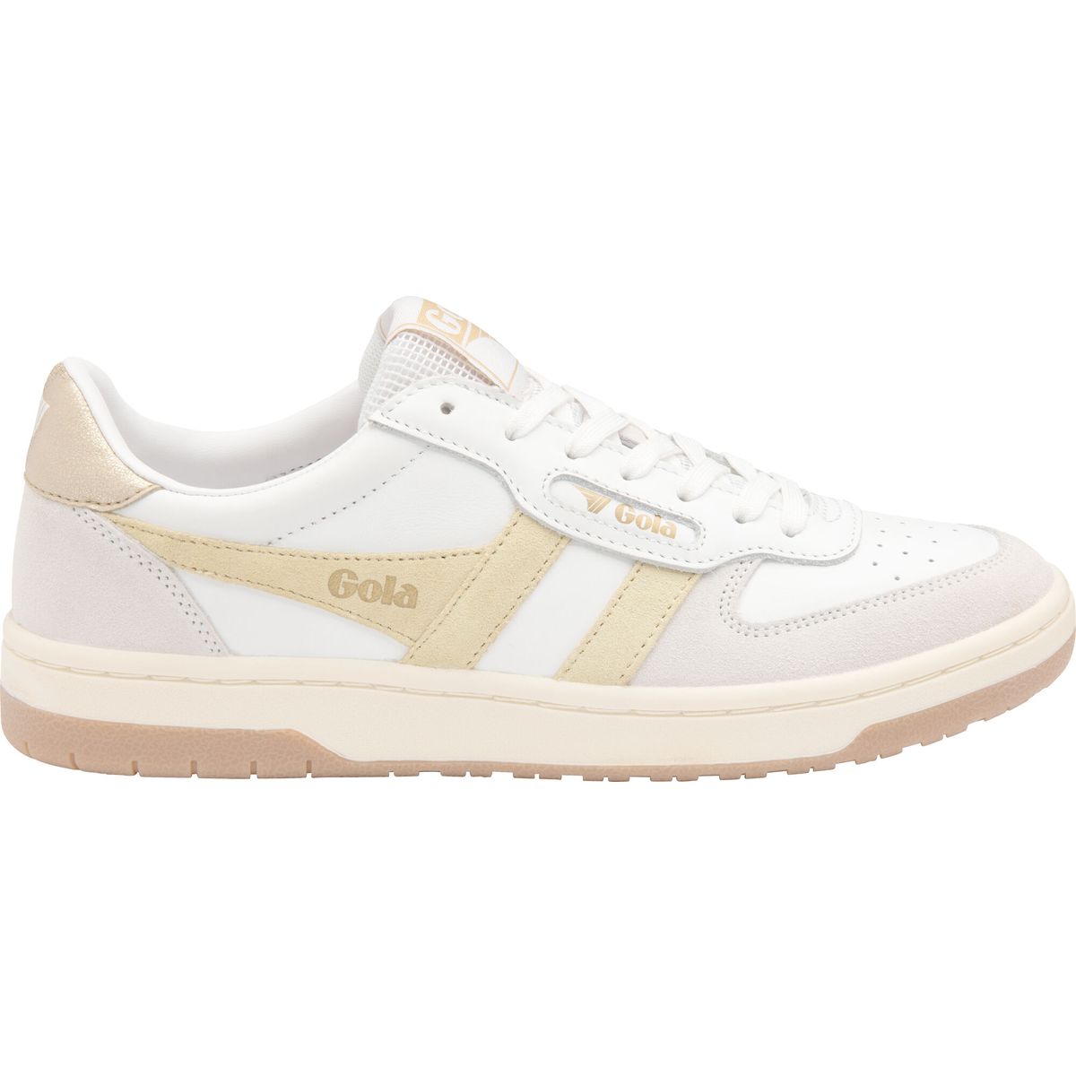 Gola Hawk Sneaker Women white/lemon/gold (WO) 4 CLB336-WO-4-whitelemongold
