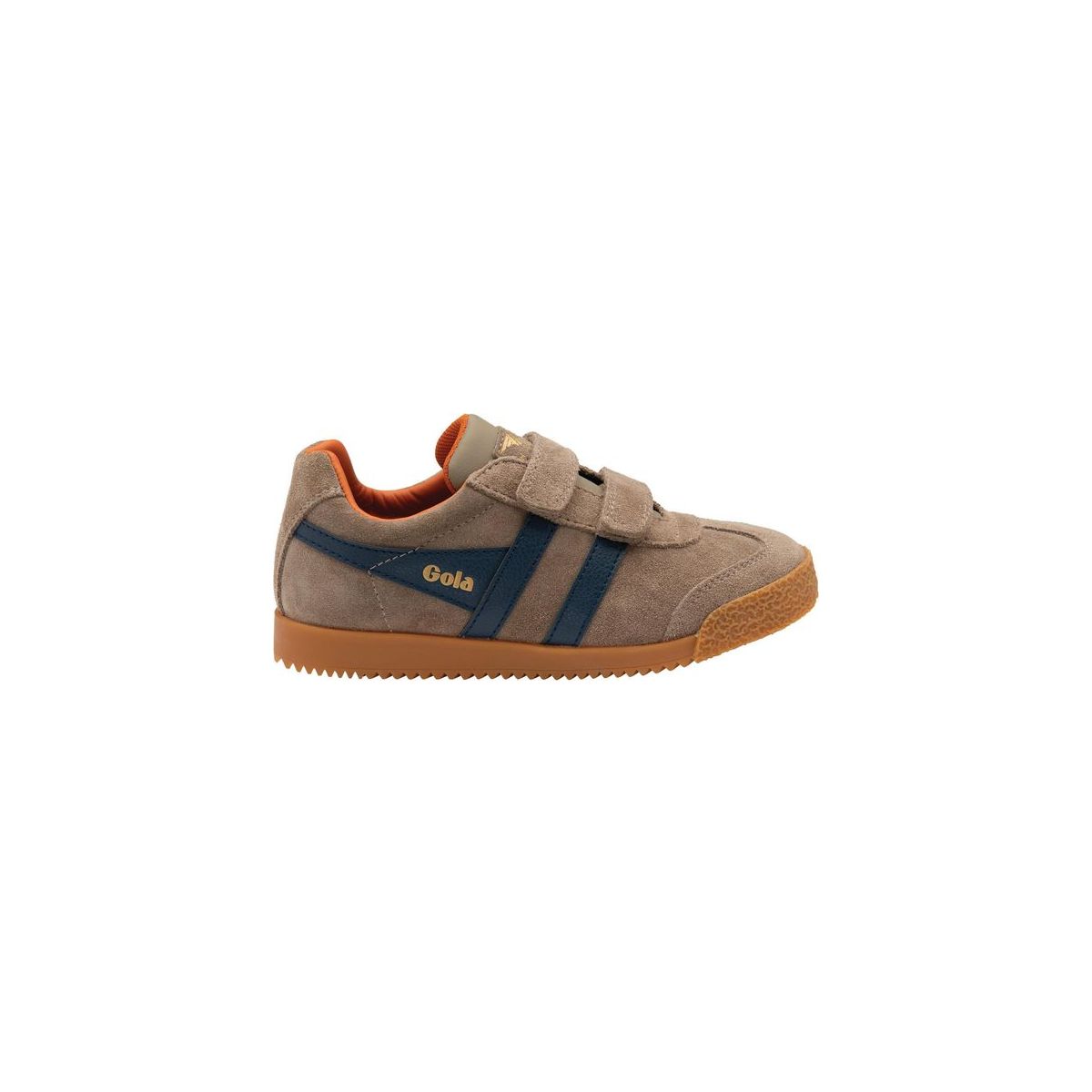 Gola Harrier Strap Sneaker Kids rhino/navy/moody orange (FE) 11 CKA192-FE-11-rhinonavymoodyorange