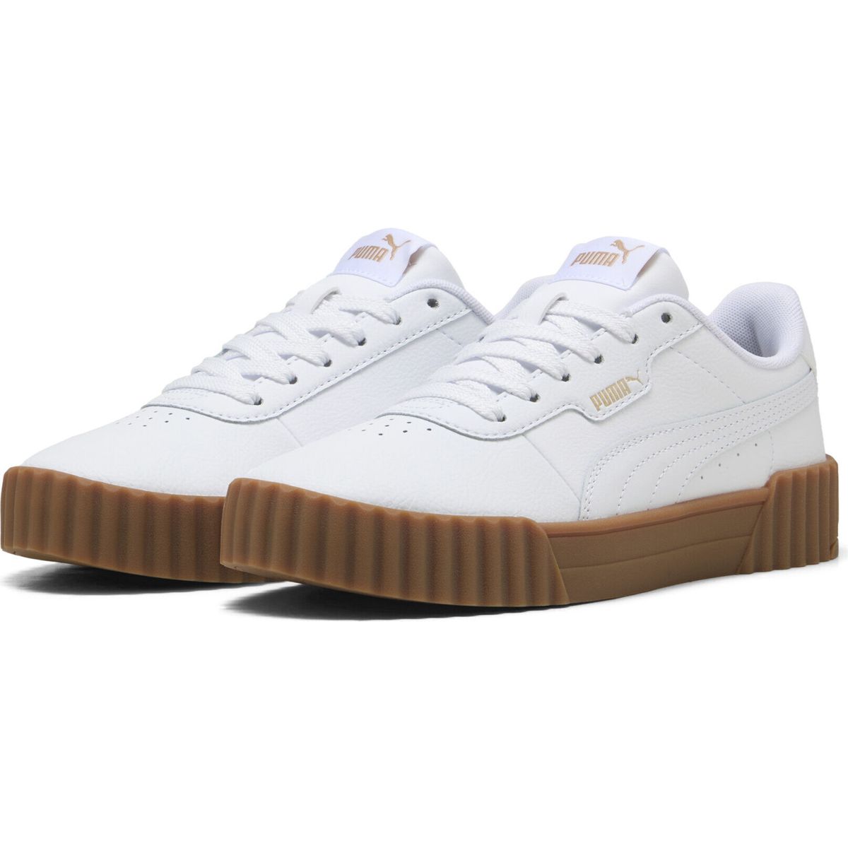 Puma Carina 3.0 puma white-puma gold-gum (07) 8.5 400365-07-8.5
