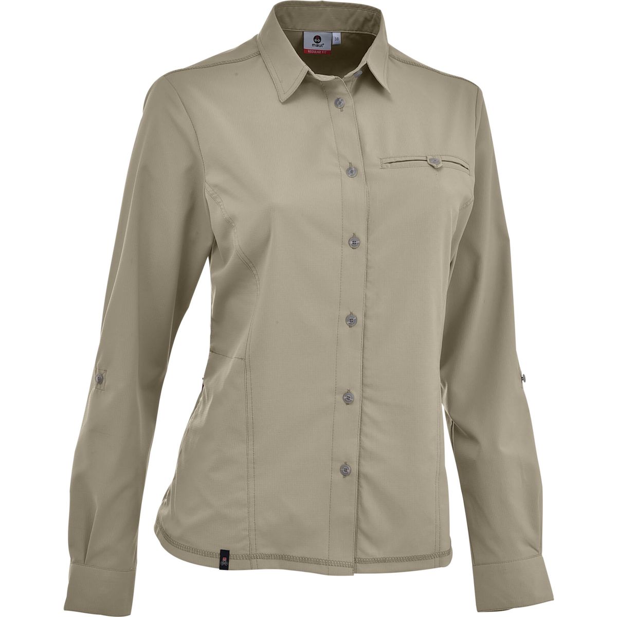 MAUL Sport Hochalm UV50 - SP - 1/1 Bluse uni Elastisch beige (33) 34 5930822418-33-34